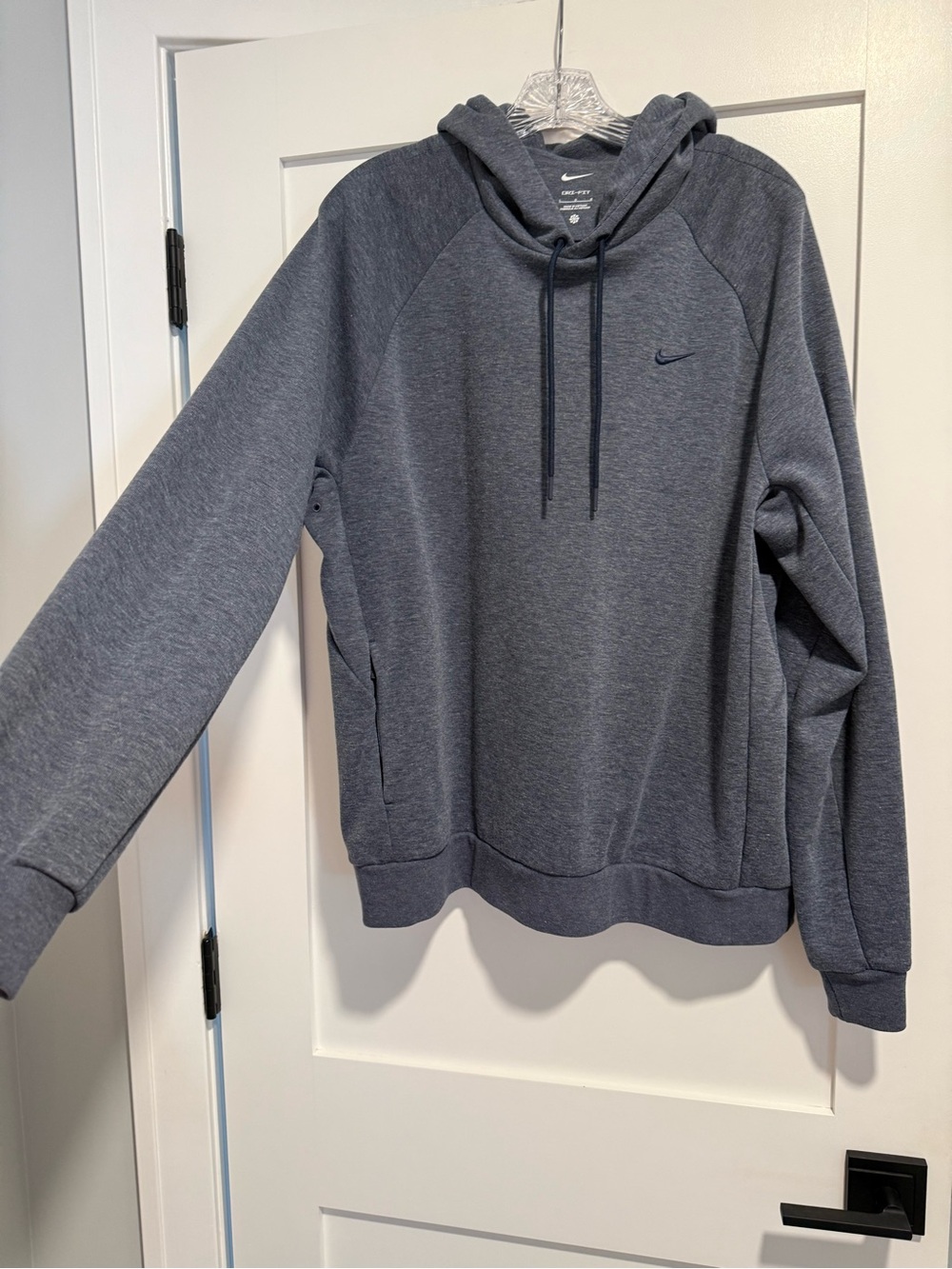 Nike Men’s Charcoal Gray Hooded Sweatshirt
